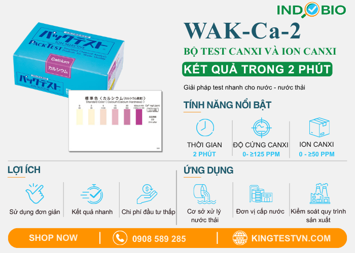 Tổng quan bộ test Canxi WAK-Ca-2